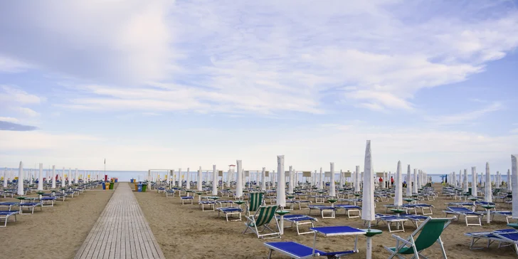 Jednodenní koupání u moře v italském letovisku Lignano s odjezdem z Prahy