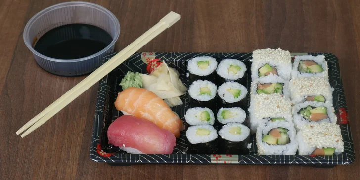 Asie do vašeho obýváku: rozvoz kvalitního sushi z moderního bistra Guty