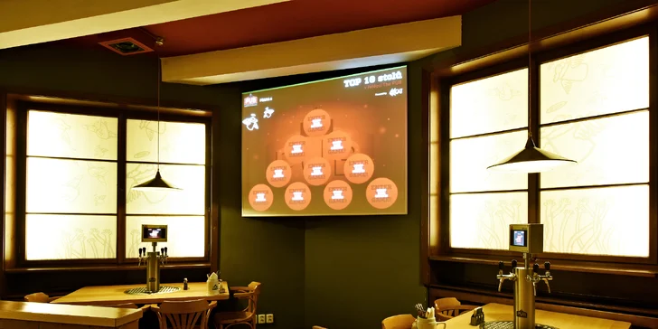 Burgerové menu pro jednoho i pár v pubu se samoobslužnými výčepy
