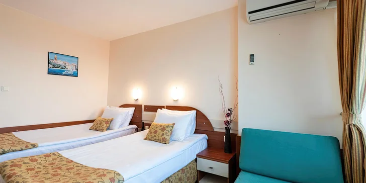 Zve vás sem CK Fischer, konkrétně do 4* hotelu Burgas Beach.