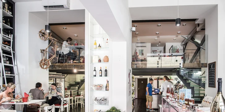 V italském stylu: 4chodové menu s masovým mixem pro jednoho nebo pár