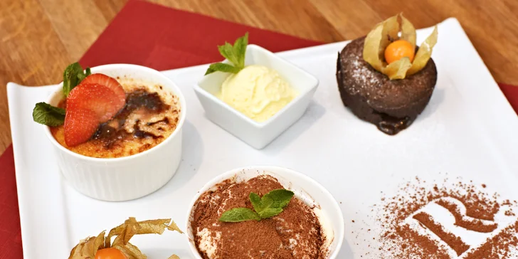 Pod taktovkou italského šéfkuchaře: 4chodové menu dle výběru pro dvě osoby