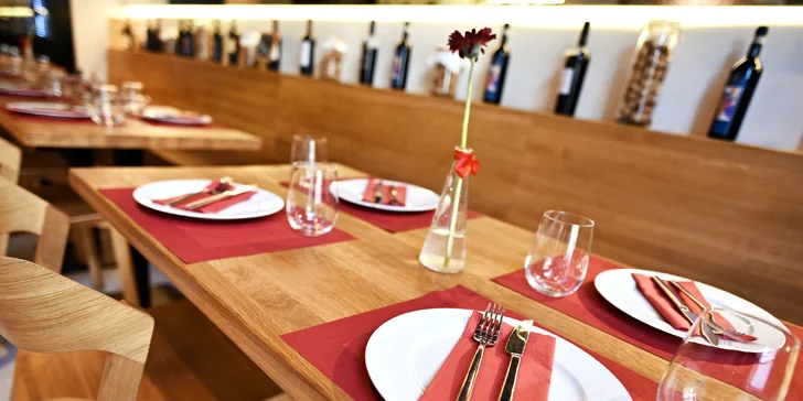 Pod taktovkou italského šéfkuchaře: 4chodové menu dle výběru pro dvě osoby