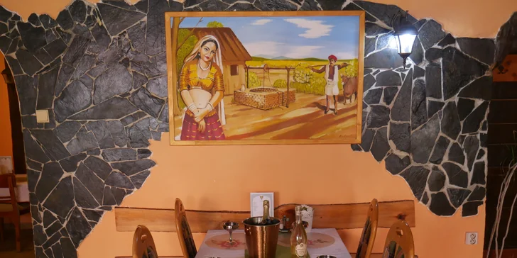 Výlet do Indie: vegetariánské nebo masové menu v restauraci Taj Mahal