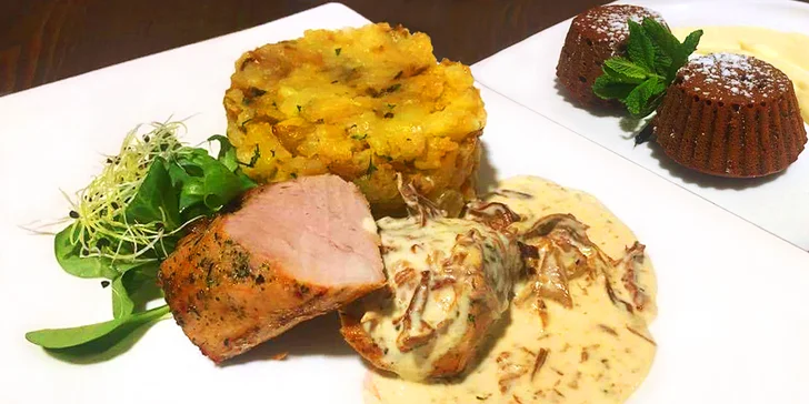 3chodové menu podávané při svíčkách: tradiční recepty a poctivá domácí kuchyně