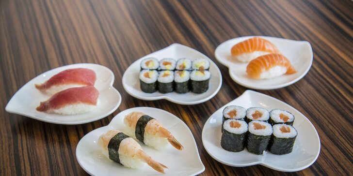 Vychutnejte si 41 kousků fantastického sushi v Sushi Miomi