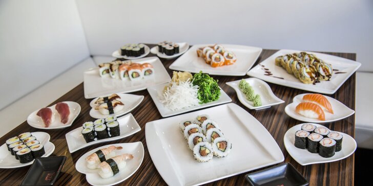 Vychutnejte si 41 kousků fantastického sushi v Sushi Miomi