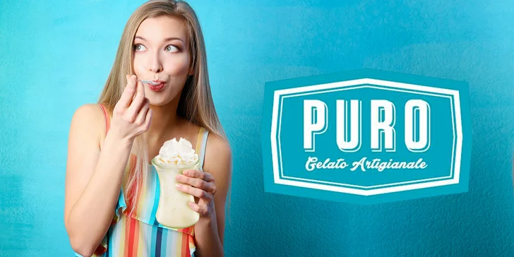 Milkshake z oblíbené gelaterie: fantastické gelato, bio mléko a šlehačka