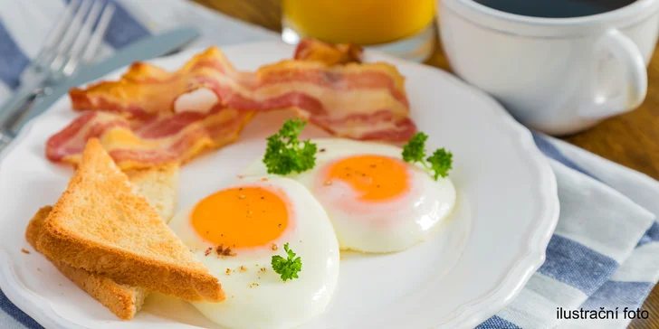 Naberte sílu kdykoliv během dne slaným či sladkým snídaňovým menu dle výběru