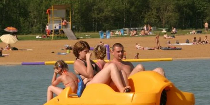 199 Kč za jednodenní pobyt u Sokolovského moře pro DVĚ osoby. Spousta atrakcí, šlapadlo, minigolf a poukázka na občerstvení s 51% slevou.