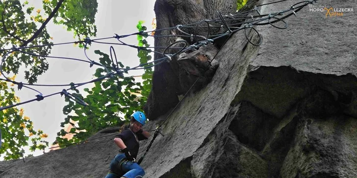 Via ferrata kurz v Horolezecké aréně v centru Liberce