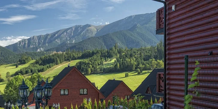 Pronájem luxusní wellness chaty v Tatrách pro 4 dospělé a až 4 děti do pěti let