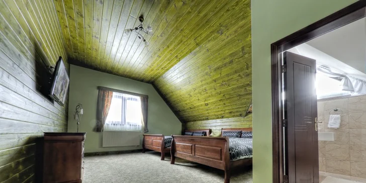 Pronájem luxusní wellness chaty v Tatrách pro 4 dospělé a až 4 děti do pěti let