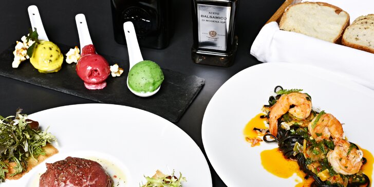 Výjimečný kulinářský zážitek: luxusní 3chodové menu servírované v rukavičkách pro dva