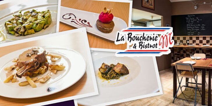 Luxusní menu pro dva v La Boucherie M