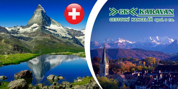 5denní poznávací zájezd do Švýcarska pro jednoho