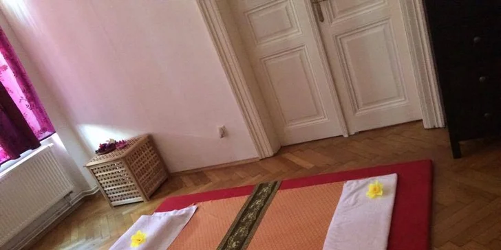 Thajská masáž pro nastolení tělesné i duševní rovnováhy v salónu Jampa