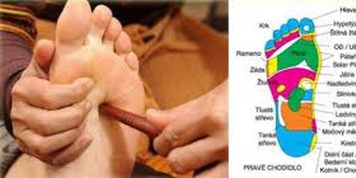 45minutová thajská masáž nohou