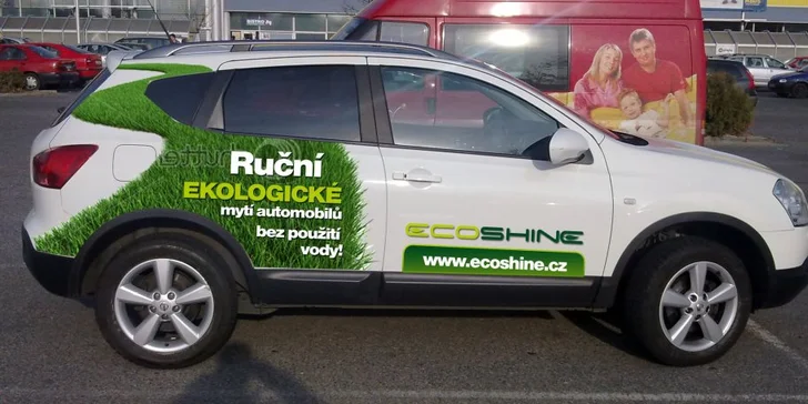 Ekologické ruční mytí auta Ecoshine