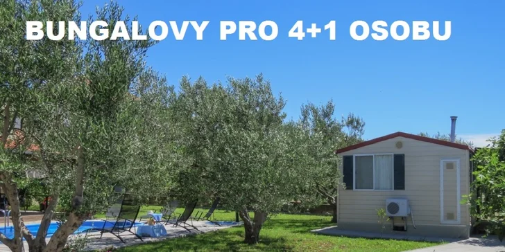7 nocí v rodinném resortu s bazénem a olivovým hájem v klidné čtvrti Pakoštane