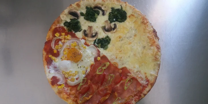 Roztočte svá kola štěstí: 2 pizzy všech vůní a barev a 2 nealko nápoje k tomu
