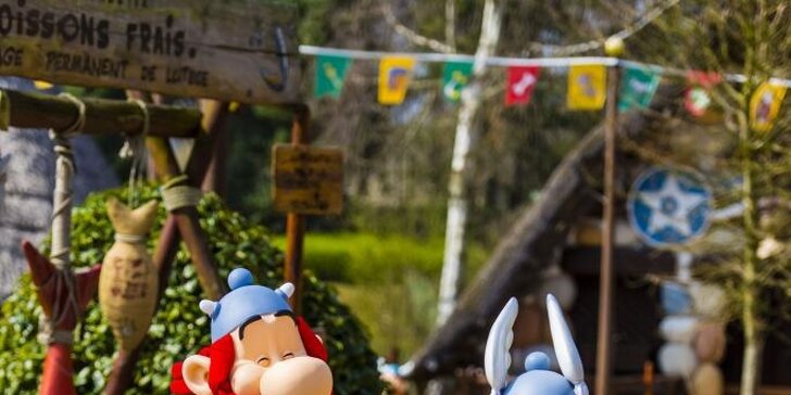 Prázdninový výlet do zábavného parku Asterix včetně okružní jízdy po Paříži