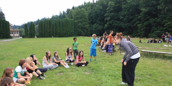 Klasický dětský letní tábor na jihu Čech