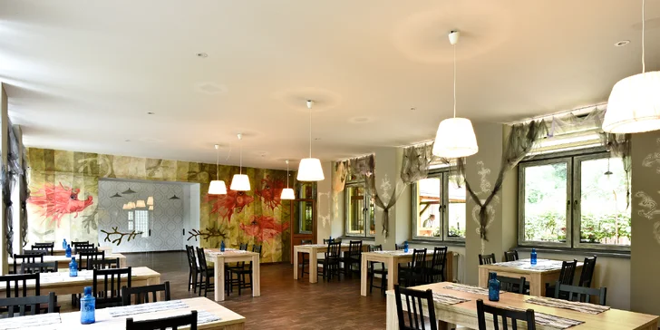 Dobroty z grilu v restauraci U Břehu pro 1 nebo 2 osoby