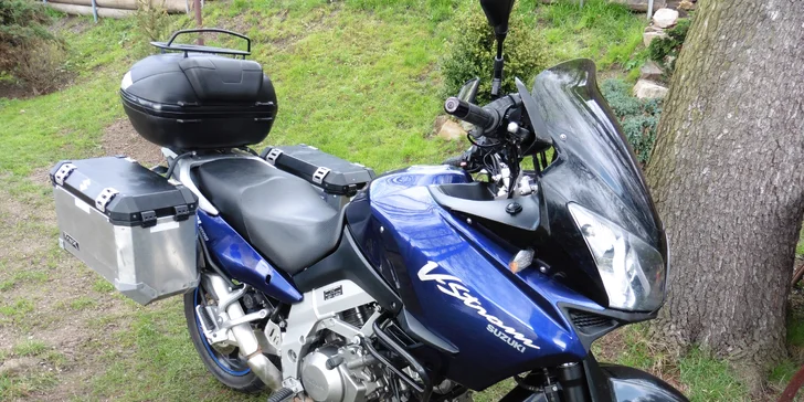 Jízda na pořádném žihadle: Půjčení cestovního endura Suzuki DL1000 V-Strom