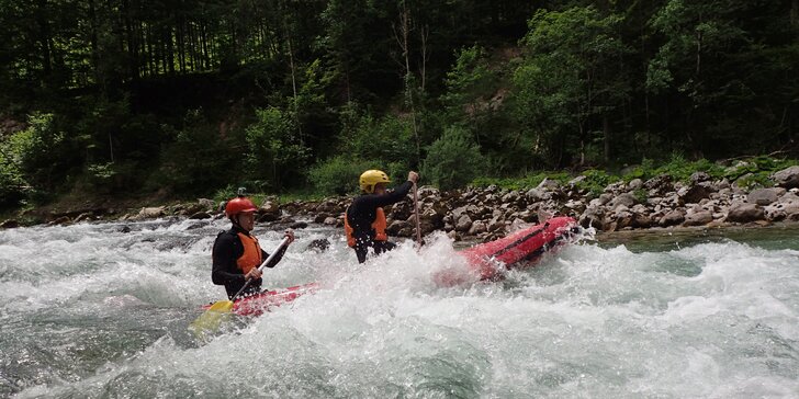 Ochlaďte se v parných dnech: půldenní rafting na krásné rakouské řece Salza