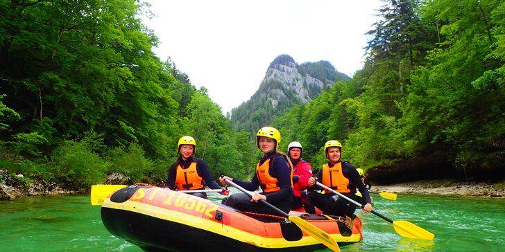 Ochlaďte se v parných dnech: půldenní rafting na krásné rakouské řece Salza