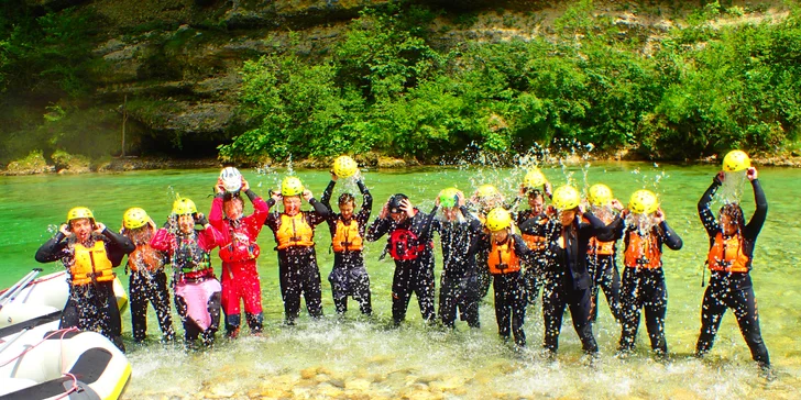 Ochlaďte se v parných dnech: půldenní rafting na krásné rakouské řece Salza