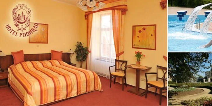 3990 Kč za ČTYŘI DNY PRO DVA v hotelu Podhrad**** v Hluboké nad Vltavou! Tři snídaně a tři večeře pro oba, vstup do wellness i třídenní vstup do aquaparku Hluboká v původní hodnotě 9300 Kč!