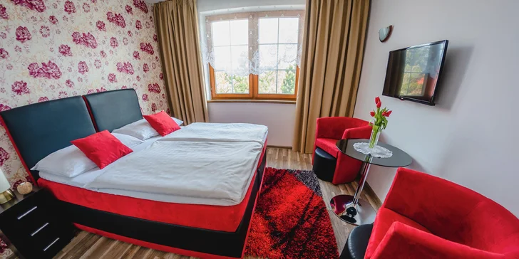 Relax v Turčianských Teplicích pro 2 s polopenzí a vstupem do aquaparku