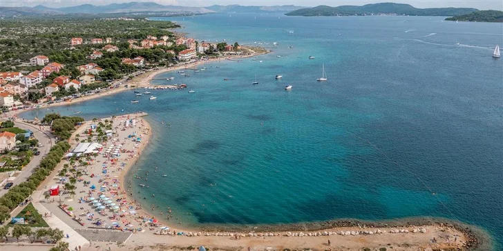 Apartmány v letovisku Vodice: 7 nocí pro 4 osoby od června až do září