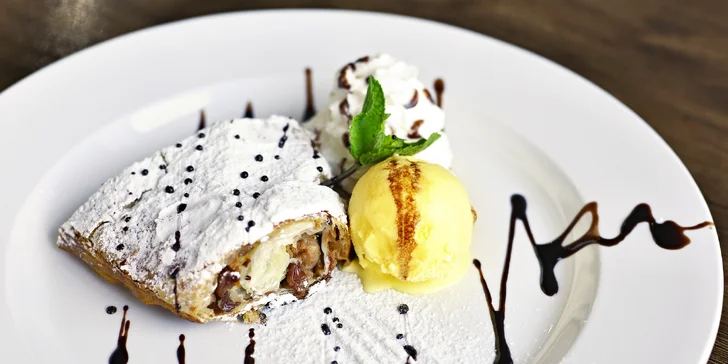 Poctivé české menu o třech chodech pro dva Na Kavalírce