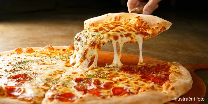 Dvě křupavé pizzy dle vlastního výběru