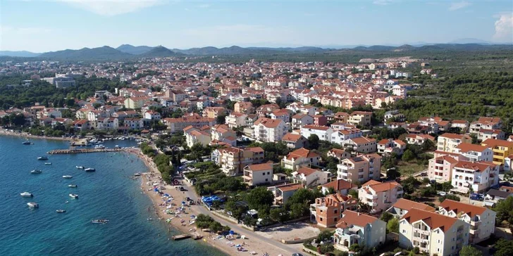 Apartmány v letovisku Vodice: 7 nocí pro 4 osoby od června až do září