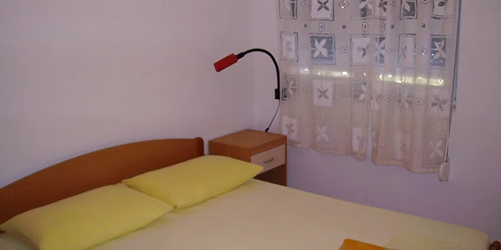 Apartmány pro 2 nebo pro 4 vzdálené jen 80 m od moře u chorvatského Šibeniku