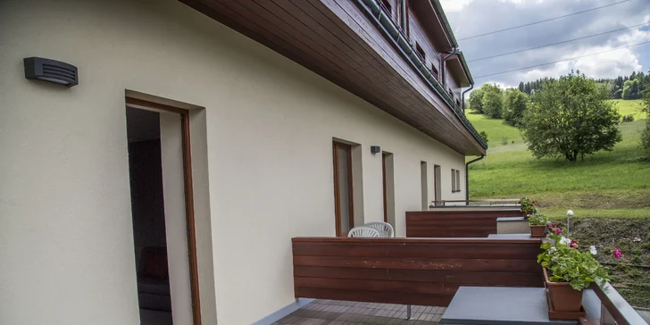 Relaxační pobyt v Jeseníkách s wellness, polopenzí a slevami na zážitky