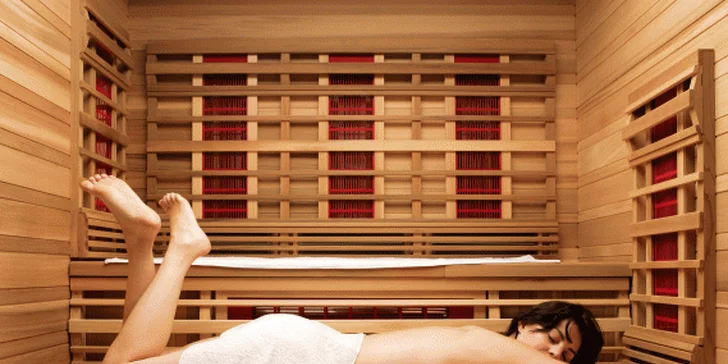 90minutové saunování pro dva - Finská a infrasauna dle výběru