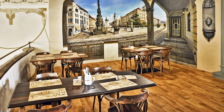 Tříchodové degustační menu v pivovarské restauraci Monopol s degustačním pivním setem