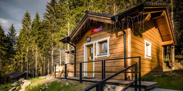 Aktivní dovolená v Nízkých Tatrách s polopenzí a koupelí ve venkovní finské kádi