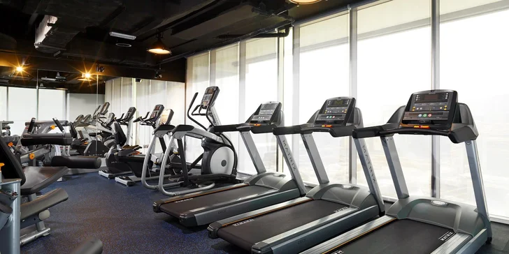 Součástí areálu je moderní fitness centrum.