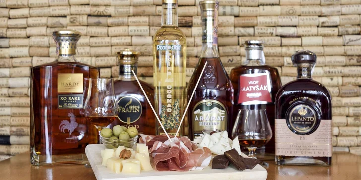 Degustácia cognacu a brandy so someliérom WINE EXPERT