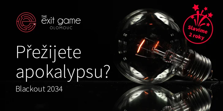 Nová únikovka k výročí The Exit Game: Blackout 2034 až pro 6 hráčů