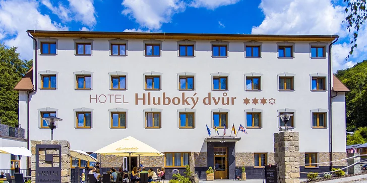 Romantická relaxace na Olomoucku Saunový svět, polopenze a žádný signál