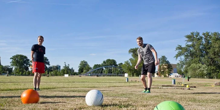 Vyzkoušejte nový originální sport fotbalgolf: vstupy platí až do července 2019