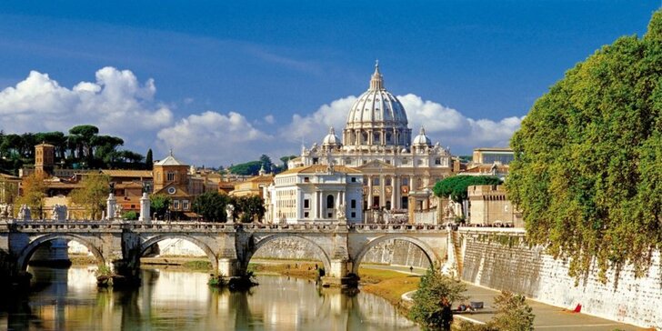 4denní letecký zájezd za nejkrásnějšími památkami Říma a Vatikánu vč. průvodce