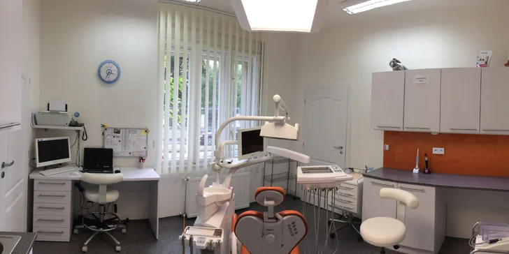 Výměna amalgámové plomby za bílou a zhotovení rentgenového snímku